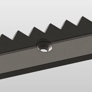 Przeciwnóż zębaty 397x94x35-15 Prawy Weima- (P66)