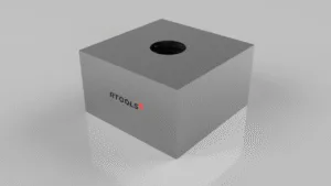 NÓŻ PŁASKI GROSS 35X35X20 - M12 (R30)