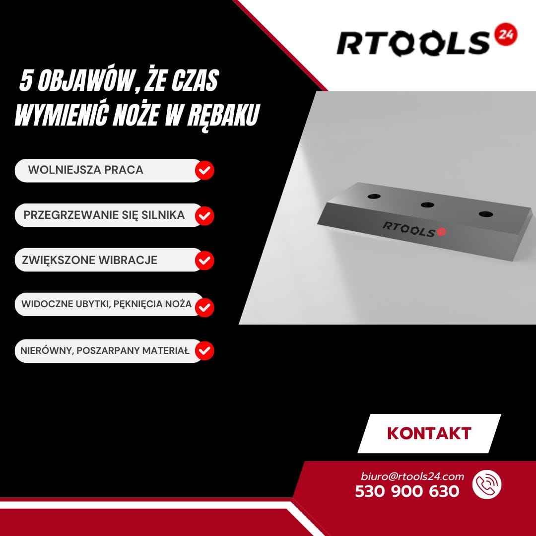 5 objawów że czas wymienić noże w rębaku